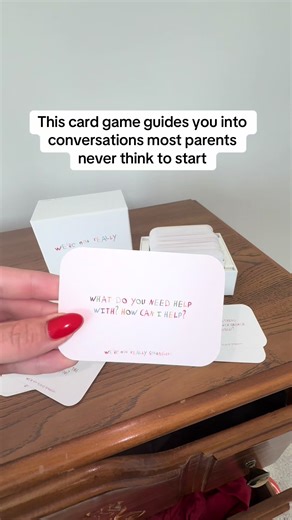 No lecture. Just trust building with this kids card game! #momsoftiktok #parentsoftiktok #childhood #parenthood #parentingtips