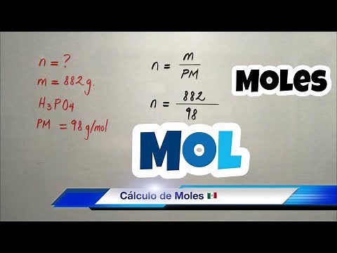Calculation and Number of MOLES in Compounds