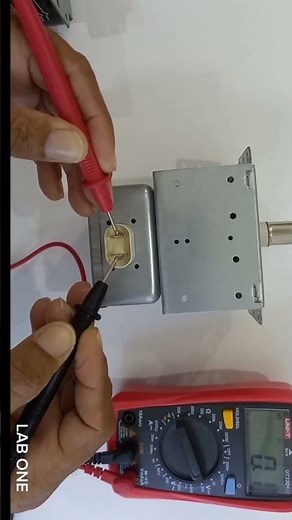 How to test microwave magnetron with multimeter