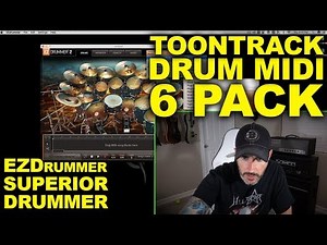 Toontrack DRUM MIDI 6 Pack Overview - EZDrummer / Superior Drummer