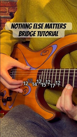 Nothing Else Matters bridge tutorial