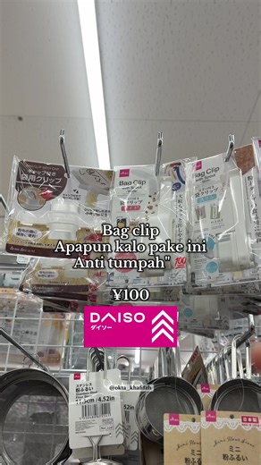 Praktis Menggunakan Bag Clip dari Daiso Jepang
