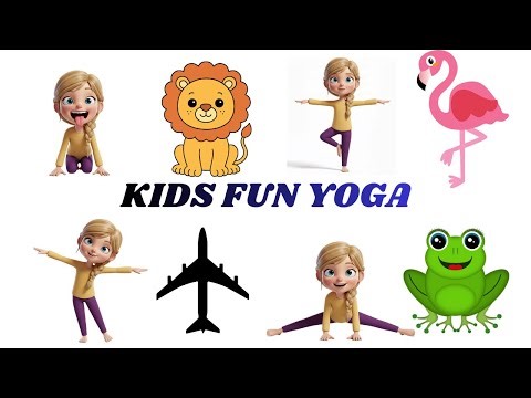 Kids-Friendly Fun Yoga Variations | Easy Playful Poses | Yoga by Lilly