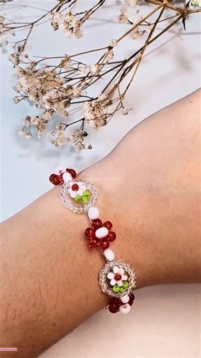 DIY Little Flowers Bracelet 😍🌸🫠 | Wedding Decoration Ideas
