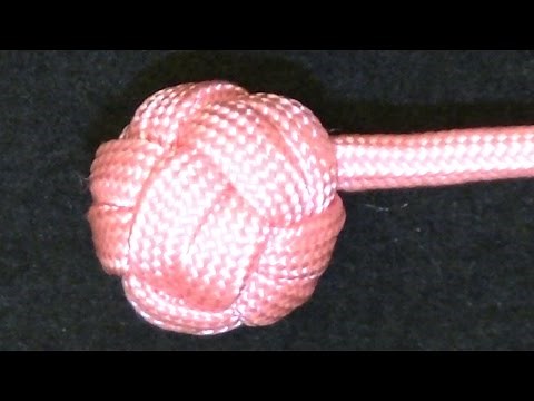 【パラコード】【011】パラコードボール（２重のあわじ玉） Paracord Balls