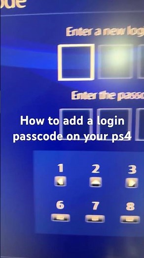 How to add a login passcode on your ps4