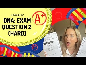 GET an A+ in EXAMS!! | How to answer| DNA Q2- HARD