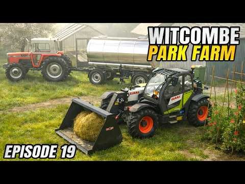IT'S ALL UPHILL FROM HERE...LITERALLY | Witcombe Park Farm Farming Simulator 25 - Episode 19
