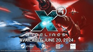 We're thrilled to announce that our newest expansion, X4: Timelines, as well as the major #X4Foundations 7.00 update are set to launch on June 20, 2024 ✨ Wishlist #X4Timelines today: https://store.steampowered.com/app/2700340/X4_Timelines/ 🪐 | EGOSOFT
