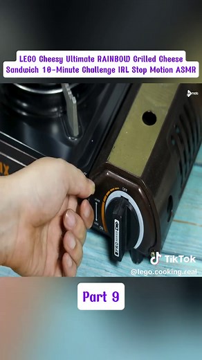 LEGO Cheesy Rainbow Grilled Cheese Sandwich Challenge