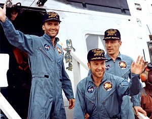 The day ‘a bomb exploded … 200,000 miles from Earth’: Apollo 13’s successful failed mission