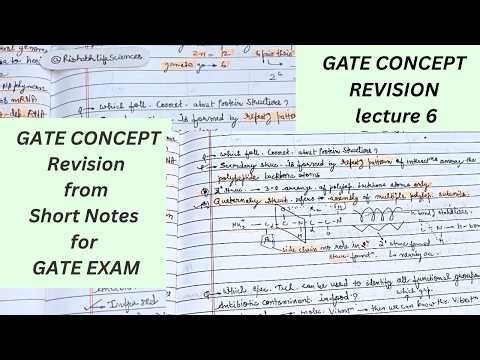 GATE 2026 Life Sciences Revision | Concepts + PYQs ‪@RishabhLifeSciences‬