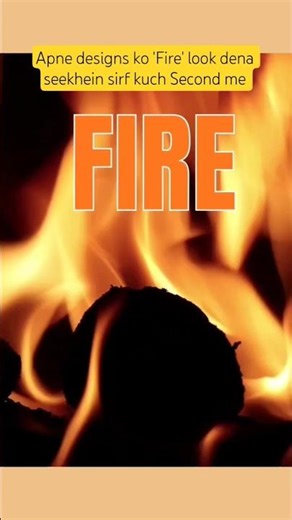 Fire effect tutorial in Canva🔥#canvadesign#canvahacks#graphicdesign#shortsfeed#trending#ytshorts#art