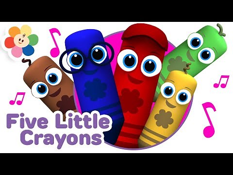Nursery Rhymes w Color Crew | Five Little Crayons | Baby Shark | Finger Family & More | Baby First