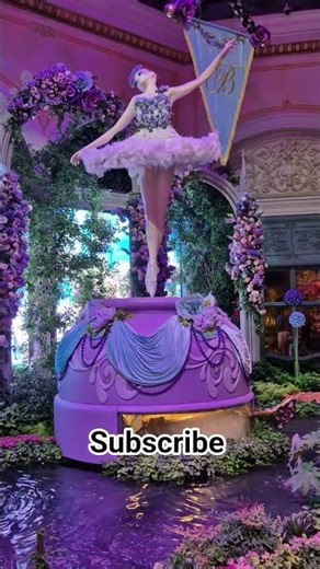 🌸 Bellagio’s Magical Ballerina Garden is Pure Heaven! ✨