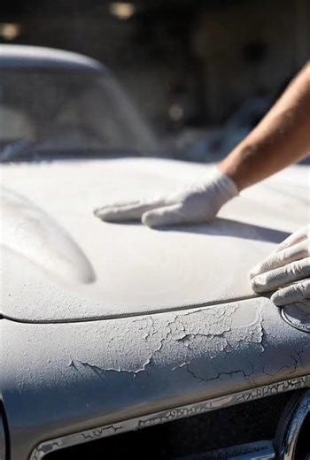 1955 Mercedes Benz 300SL Gullwing RUST REMOVING#classiccars #oldmoney #luxurycars #ytshorts