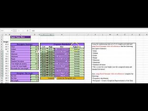 Mat 144 - Frequency Distribution in Excel