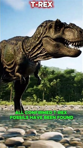 T-Rex's Surprising Home Revealed! #aianimations #trend #dinosaur