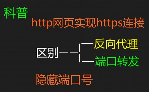 <群晖NAS>让不支持https的网页通过https访问。科普：反向代理和端口转发区别