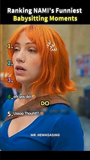 Ranking Nami's Funniest Babysitting Moments #onepiece