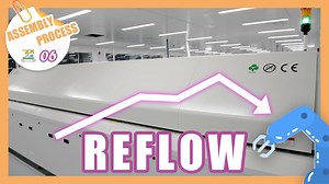 - Reflow soldering is the most widely used method of attaching surface mount components to printed circuit boards. - The PCB is passed through the tunnel at a constant speed, with the temperature of each zone precisely controlled. - Give us a like if you enjoy this series! #pcbway #pcba #factory #process | PCBWay