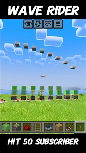 Minecraft Wave Rider #minecraftshorts #shorts