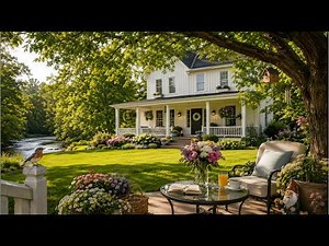 ☀️ Peaceful Summer Morning Ambience at a Cozy Countryside Cottage by the River