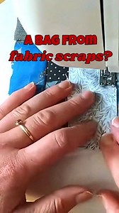 Patchwork bag made from fabric scraps 🧵♻️ Short clip from my sewing process using leftovers. 👉 Full step-by-step tutorial on YouTube 📌 Link in the first comment #patchworkbag #sewingtutorial #scrapbusting #handmadebag #patchworksewing | Sewing for Joy