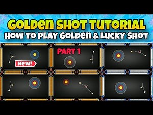 8 ball pool Golden Shot Tutorial ♥️