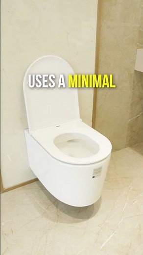 Revolutionize Your Bathroom with the Tankless Toilet | Space-Saving, Efficient, and Powerful Flush!