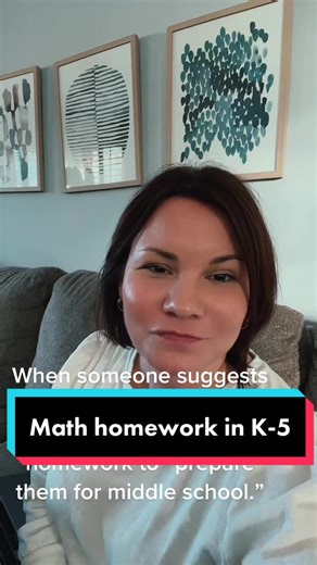 Math homework in elementary grades. Meh. #mathteachersoftiktok