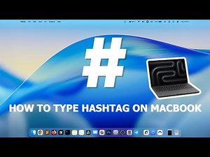 How to Type Hashtag on MacBook (US & UK Layouts) - macOS 26 Guide