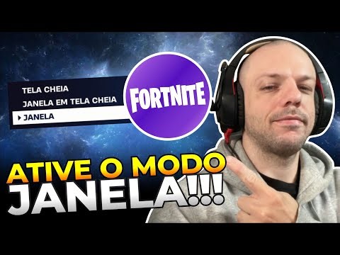 How to ENABLE WINDOWED MODE in FORTNITE