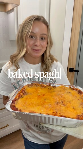 here’s how I make my baked spaghetti 🍝 #bakedspaghetti #recipe | Allie Varnadoe Gillis