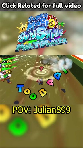MULTIPLAYER made it EASIER??? #supermariosunshine #supermario #nintendo #gaming #mario #gaming