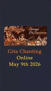 Bhagavad Gita Global Online Chanting