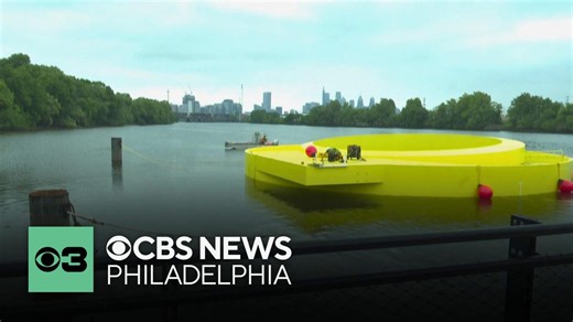 FloatLab, a 75-foot-wide floating deck, arrives to permanent home on Schuylkill River