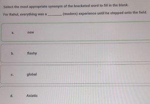 Select the most appropriate synonym of the bracketed word to fi... | Filo