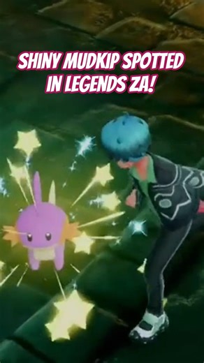 Found a Shiny MUDKIP in the Legends: Z-A DLC! ✨🏙️ #shorts #pokemon
