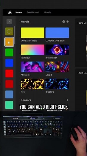 How to export iCUE Lighting Profiles #corsair #icue #tutorial