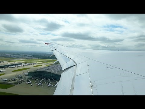 BEAUTIFUL WING FLEX | Virgin Atlantic Boeing 787-9 Takeoff from London Heathrow (LHR) + Taxi