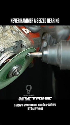 Jeffry Danga on Instagram: "🔥Most mechanics risk destroying expensive drive shafts with brute force until they witness this brilliant application of physics. This video demonstrates how to remove a stuck bearing by combining thermal expansion with rotational inertia. By heating the race with an induction coil to break the rust bond and wrapping a heavy chain around it to create drag, the operator can spin the axle freely with a drill, allowing the component to slide off effortlessly without imp