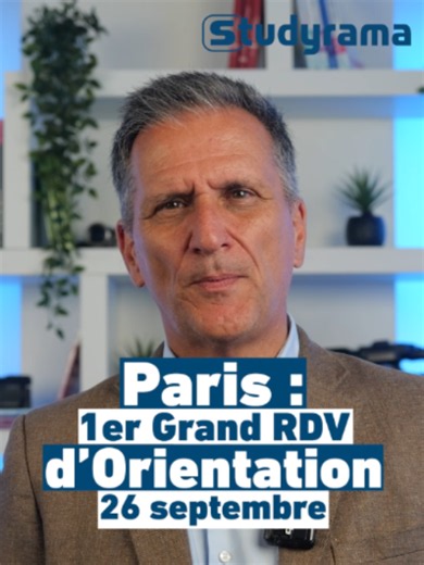 Le salon Studyrama des 1ères & Terminales est le samedi 26 septembre au Paris Event Center ! Ne manquez pas ce premier grand salon d'orientation où vous retrouverez toutes les universités d'Ile-de-France et 150 établissements post-bac ! Suivez également 20 conférences animées toute la journée par des experts de l'orientation ! Inscription gratuite sur studyrama.com ! #studyrama #orientation #salonorientation #parcoursup #paris #fypp