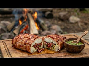 Open-Fire Cod Wrapped in Bacon — Next-Level Outdoor Cooking