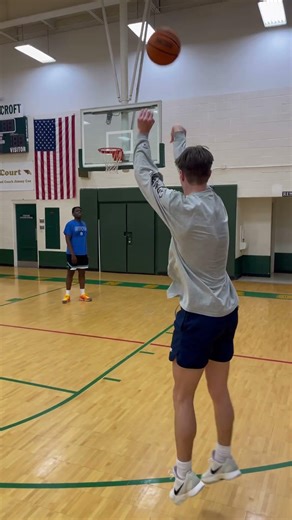 Unbalanced Shooting Base Creates 3rd Shot Miss! #basketball #youtubeshorts #footwork