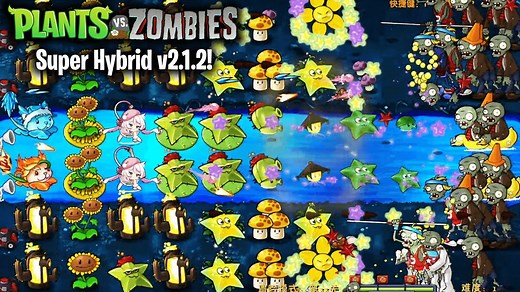 Plants vs Zombies "Мод с гибридными растениями Super Hybrid (Fusion Edition - RH2)" [ПК и Android]