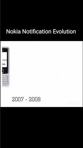Nokia Notification Evolution (1997–2023)#nokiamobile #phoneevolution