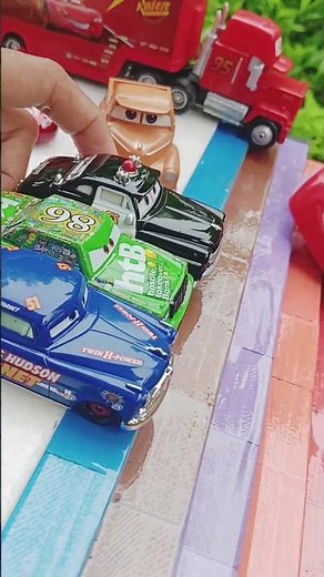 asmr lightning mcqueen sheriff dock