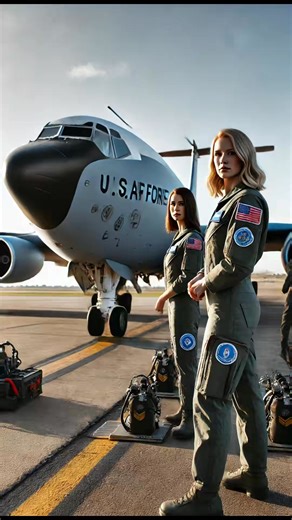 1K views · 30 reactions | All-Female U.S. Air Force RC-135 Recon Crew Takes Off on Mission! #USAirForce #RC135 #MilitaryAviation #WomenInAviation #AirForceCrew #ReconMission #AerialRefueling | Giant Bird | Facebook