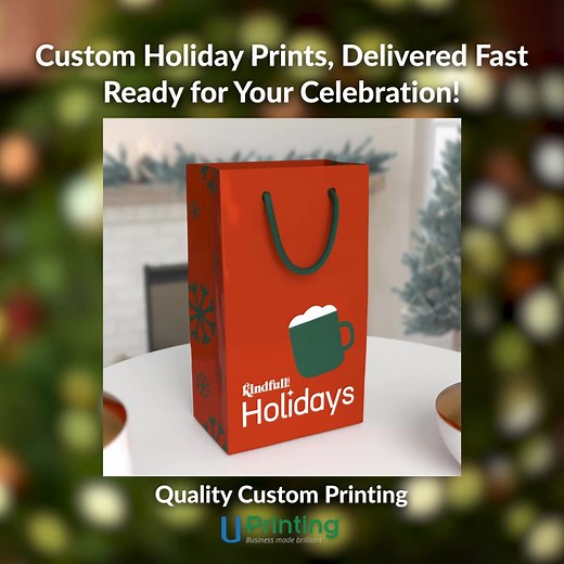 Create custom holiday prints, delivered fast in time for your holiday celebrations. 🚚💨 High-quality custom cards, stickers, and signs are just a click away. Get everything you need for the holidays right here! 🎄 Shop Now! 👇 | UPrinting
